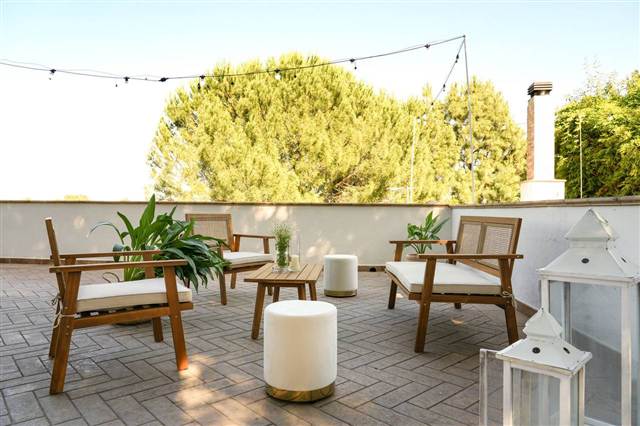 La terrazza al tramonto