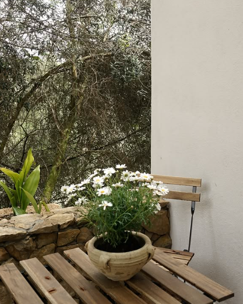 Tavolo allestito fiori